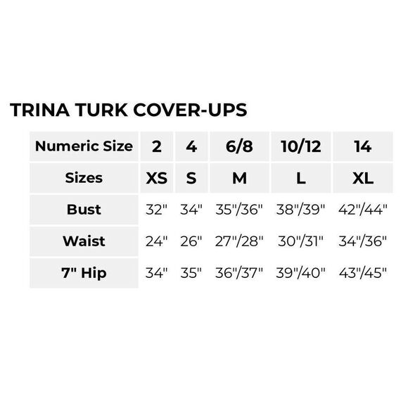 Trina Turk VIVANT MIDI WRAP DRESS Swim Cover Up NWT XS - Picture 8 of 9